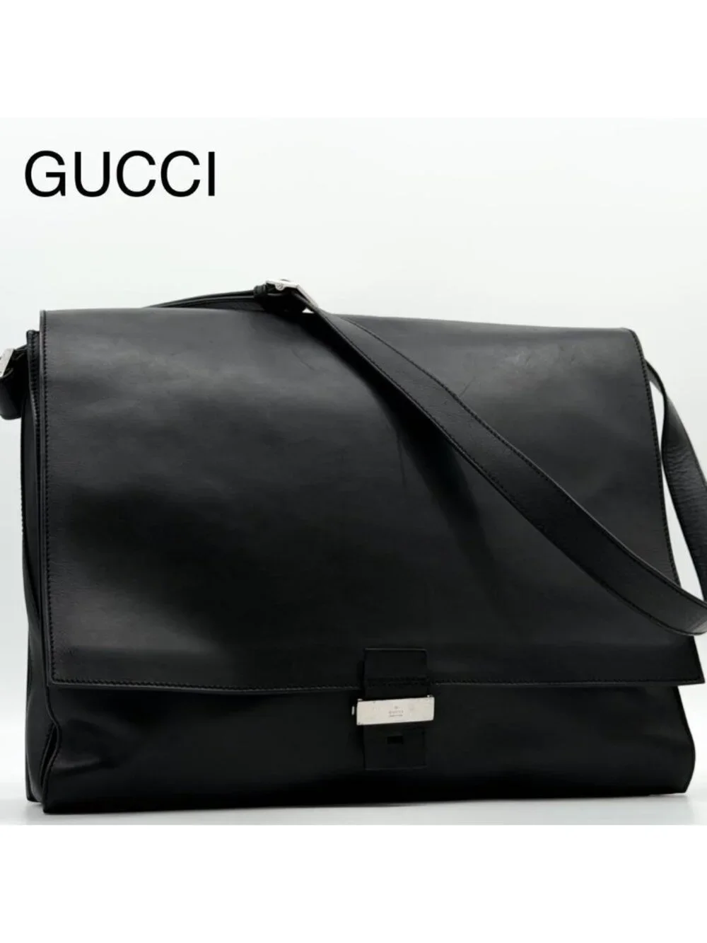 Gucci Tom Ford Era Shoulder Bag Leather Vintage Flap